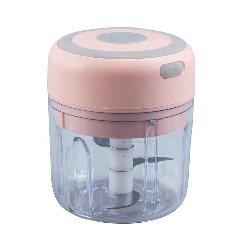 Fruit & Vegetable Tool Speedy Chopper Garlic Mini Chopper Electric with USB Rechargeable Charging, White/pink 
Fruit & Vegetable Tool Speedy Chopper Garlic Mini Chopper Electric with USB Rechargeable Charging, White/pink