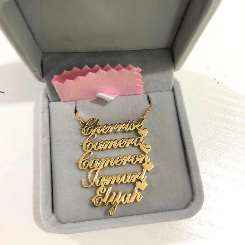 Personalized 14K Stainless Steel Letters Chain Jewelry Initials Pendants Letters Necklaces 18K Gold, Gold silver rose gold
Personalized 14K Stainless Steel Letters Chain Jewelry Initials Pendants Letters Necklaces 18K Gold, Gold silver rose gold