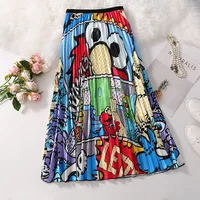 European and American cartoon animal pattern fashion A line print pleated swing skirt girl
European and American cartoon animal pattern fashion A line print pleated swing skirt girl