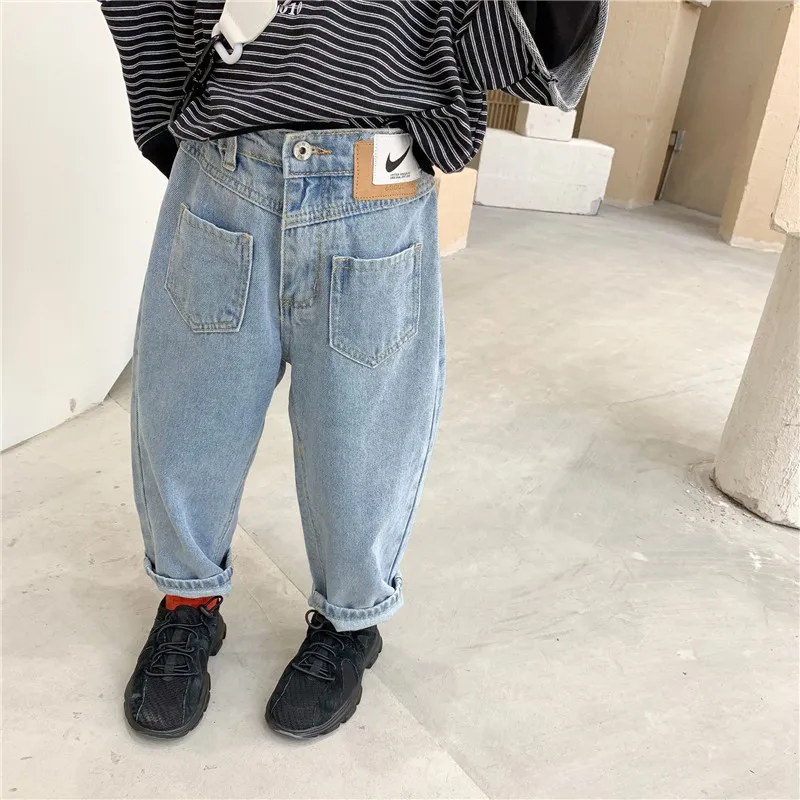 Children's Wear Children's Pants 2021 Spring Autumn New Baby Stretch Jeans Boy Girl Pants Korean Version Of Trousers
Children's Wear Children's Pants 2021 Spring Autumn New Baby Stretch Jeans Boy Girl Pants Korean Version Of Trousers
