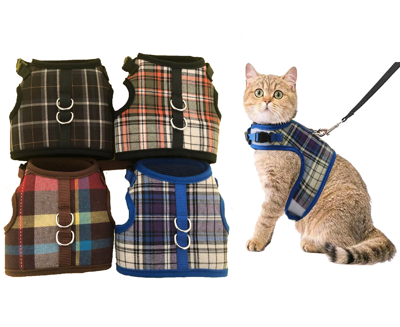 Manufacturer wholesale custom logo multi colors breathable adjustable pet cat dog harness with leash
Manufacturer wholesale custom logo multi colors breathable adjustable pet cat dog harness with leash