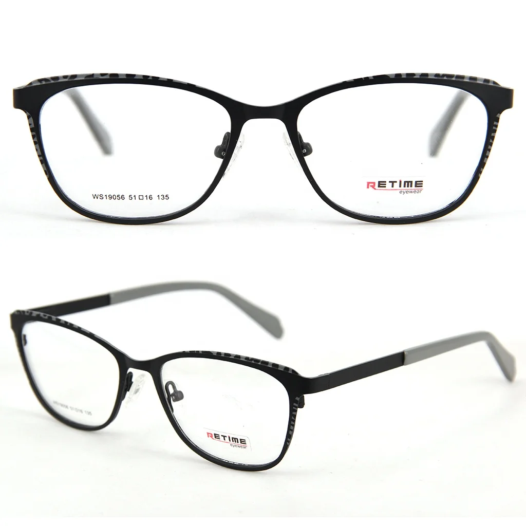 RTS two tone color plating stainless steel metal optical frame glasses for women girl
RTS two tone color plating stainless steel metal optical frame glasses for women girl