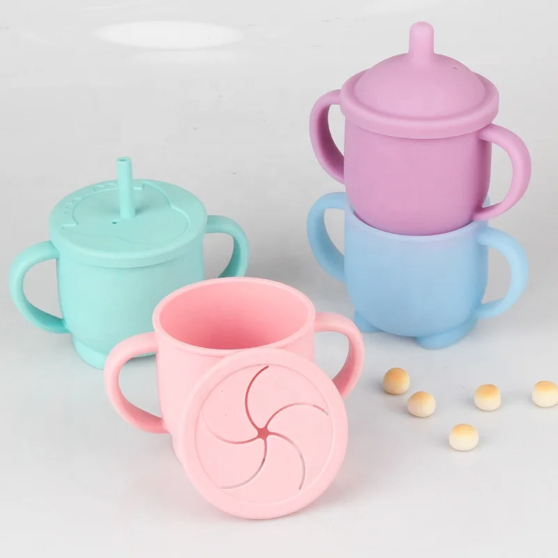 Eco Friendly Infant Pacifier Training Snack Cup Spill-proof Silicone Kids Sippy Cup, Pink, purple, blue, customized
Eco Friendly Infant Pacifier Training Snack Cup Spill-proof Silicone Kids Sippy Cup, Pink, purple, blue, customized