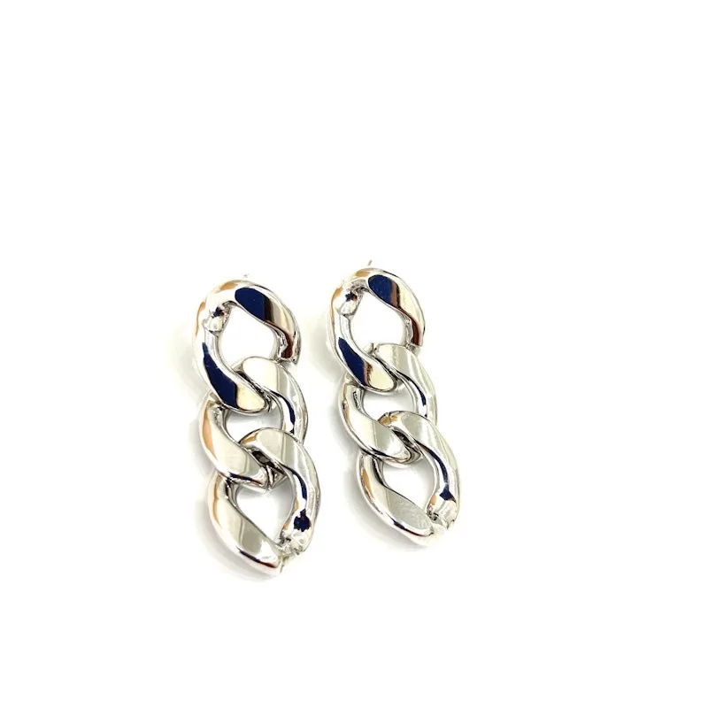 New Design Stainless Steel 18K Gold Plated Link Chain Drop Women Jewelry Stud Earrings, Picture shows
New Design Stainless Steel 18K Gold Plated Link Chain Drop Women Jewelry Stud Earrings, Picture shows