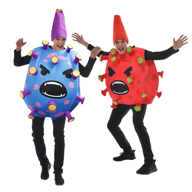 Drop Shipping Adult Amusing Carnival Halloween Cosplay Virus Funny Party Costumes Health Education Props Costumes, Sky blue
Drop Shipping Adult Amusing Carnival Halloween Cosplay Virus Funny Party Costumes Health Education Props Costumes, Sky blue