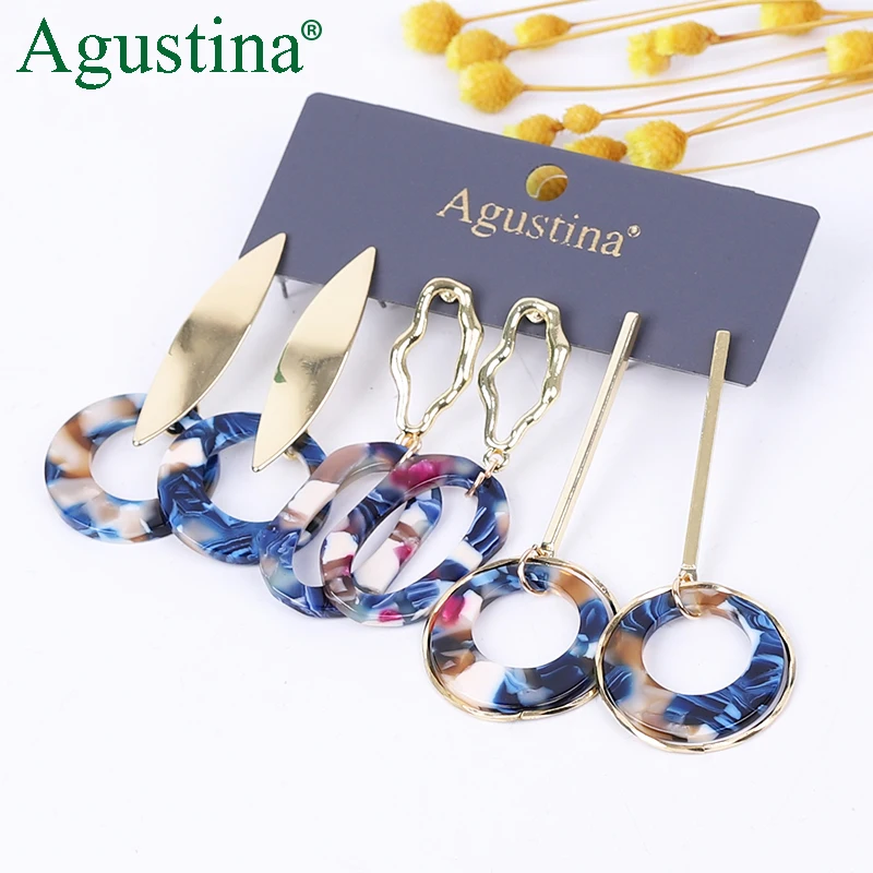 Agustina 2020 new fashion hot selling acrylic jewelry classic set earrings, Colorful
Agustina 2020 new fashion hot selling acrylic jewelry classic set earrings, Colorful
