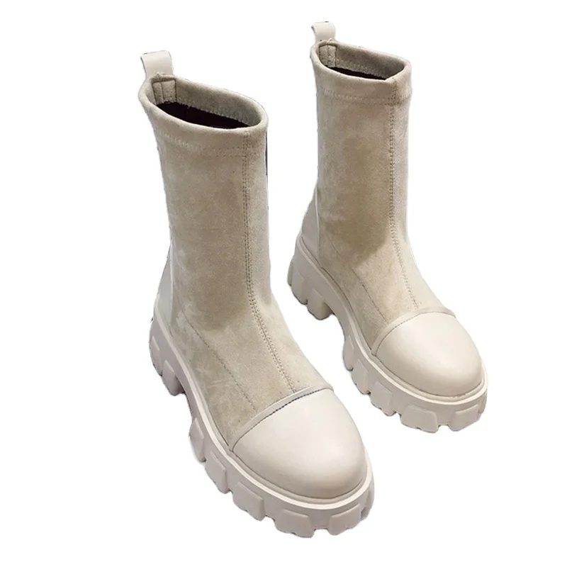 Black Sock Boots Women 2021 New Punk Gothic Shoes Ankle Boots Platform Shoes Women Sock Boots, As pictures
Black Sock Boots Women 2021 New Punk Gothic Shoes Ankle Boots Platform Shoes Women Sock Boots, As pictures