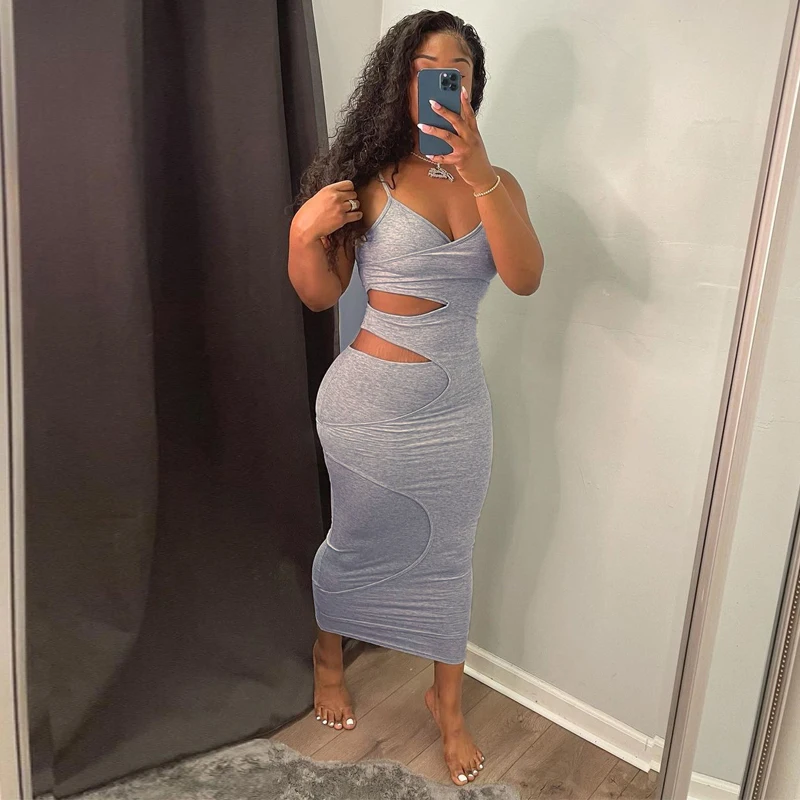 HT Sexy Hollow Bodycon Women Summer Fashion Sleeveless V Neck Sling New Style Ladies Party Club Dress, Picture show
HT Sexy Hollow Bodycon Women Summer Fashion Sleeveless V Neck Sling New Style Ladies Party Club Dress, Picture show