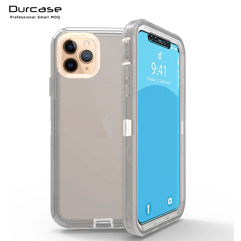 2020 Unique Phone Cases Clear Bulk Robot Heavy 360 Degree Full Case For iPhone 11 Pro Max Transparent TPU PC Bumper Cover, Clear,gray,purple,blue,red ect
2020 Unique Phone Cases Clear Bulk Robot Heavy 360 Degree Full Case For iPhone 11 Pro Max Transparent TPU PC Bumper Cover, Clear,gray,purple,blue,red ect