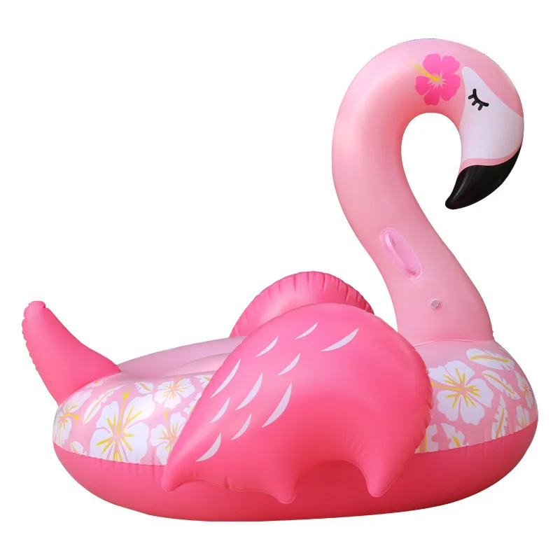 

Inflatable Mount Swimming Pool Floating Water Toy Fun Environmentally Friendly PVC Flamingo Floating Row