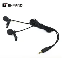 ENYANG dual-head lavalier lapel microphone clip-on microphone for Phone Computer Camera
ENYANG dual-head lavalier lapel microphone clip-on microphone for Phone Computer Camera
