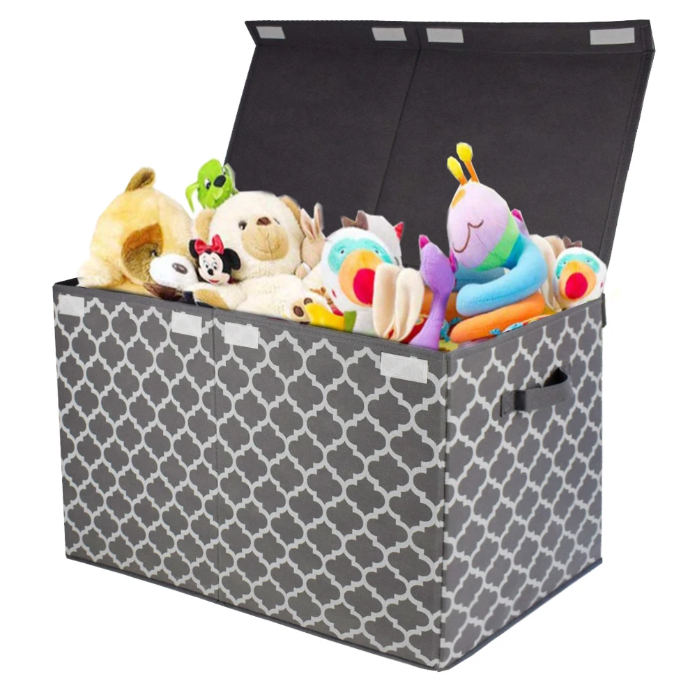 2019 Rectangle Covered Decorative Non Woven Fabric Folding Cardboard Clothes Toy Storage Box with lid Folding Closet Organizer
2019 Rectangle Covered Decorative Non Woven Fabric Folding Cardboard Clothes Toy Storage Box with lid Folding Closet Organizer