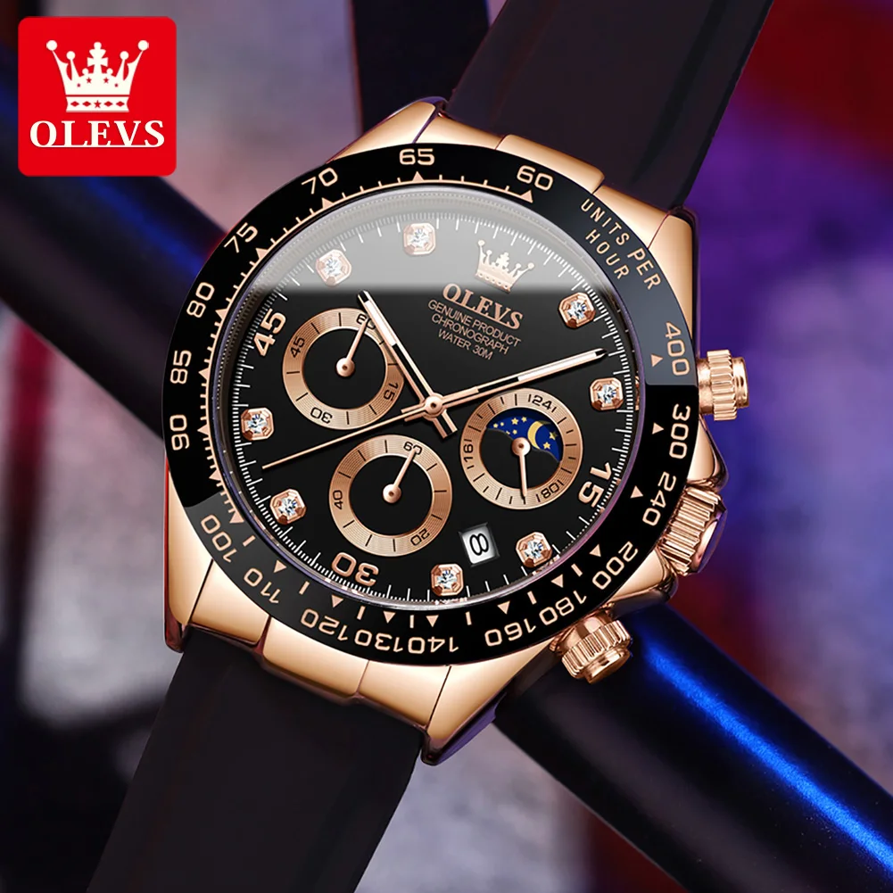 OLEVS 2875 Luxury Watches Men Silicone strap casual watches men waterproof Quartz watch Clock men
OLEVS 2875 Luxury Watches Men Silicone strap casual watches men waterproof Quartz watch Clock men