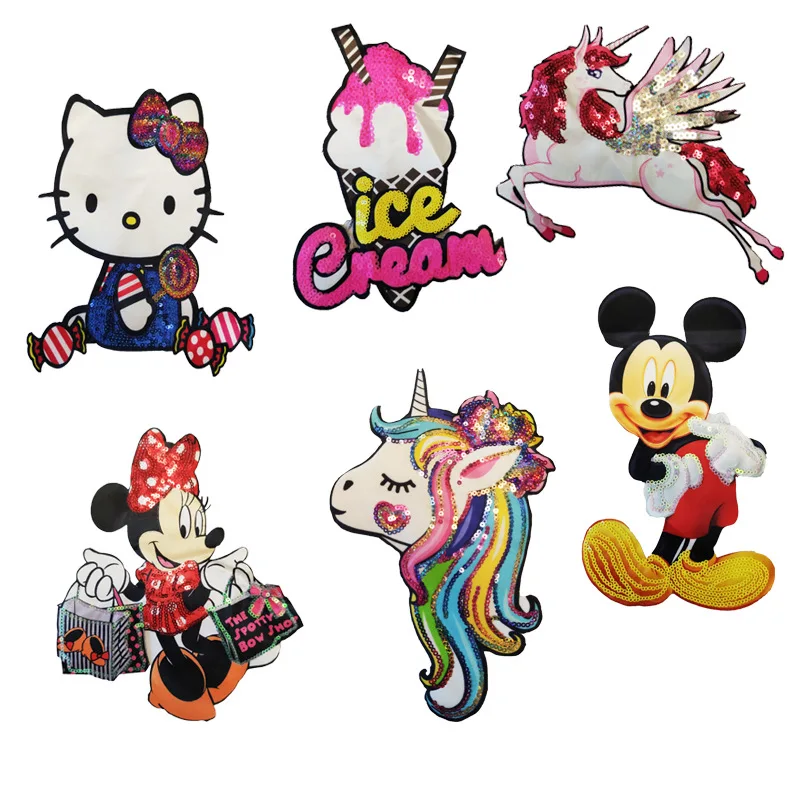 Fashion children's clothing accessories beads embroidery accessories cartoon cat and mouse sequins embroidery patch
Fashion children's clothing accessories beads embroidery accessories cartoon cat and mouse sequins embroidery patch