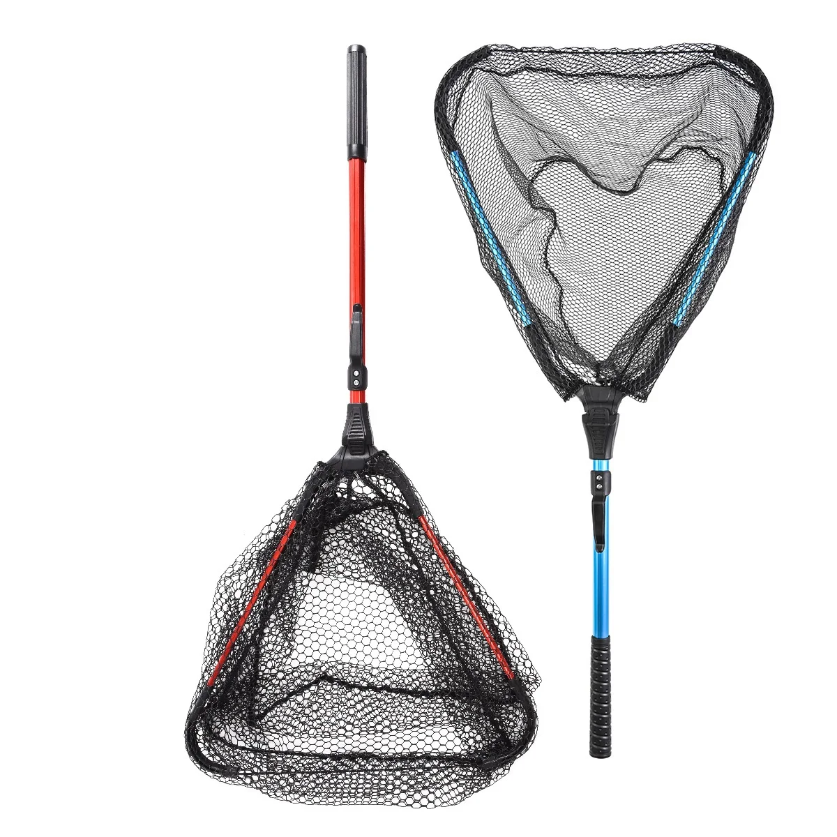 Aluminum Alloy Single Section Triangle Folding Net Fly fishing Hand Dip Net Fishing Gear, Red/blue
Aluminum Alloy Single Section Triangle Folding Net Fly fishing Hand Dip Net Fishing Gear, Red/blue