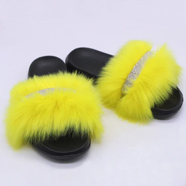 Faux Bedroom Kids Diamond Slippers Outer Wear Flat-Bottom Customizable Fur Slippers, Optional
Faux Bedroom Kids Diamond Slippers Outer Wear Flat-Bottom Customizable Fur Slippers, Optional