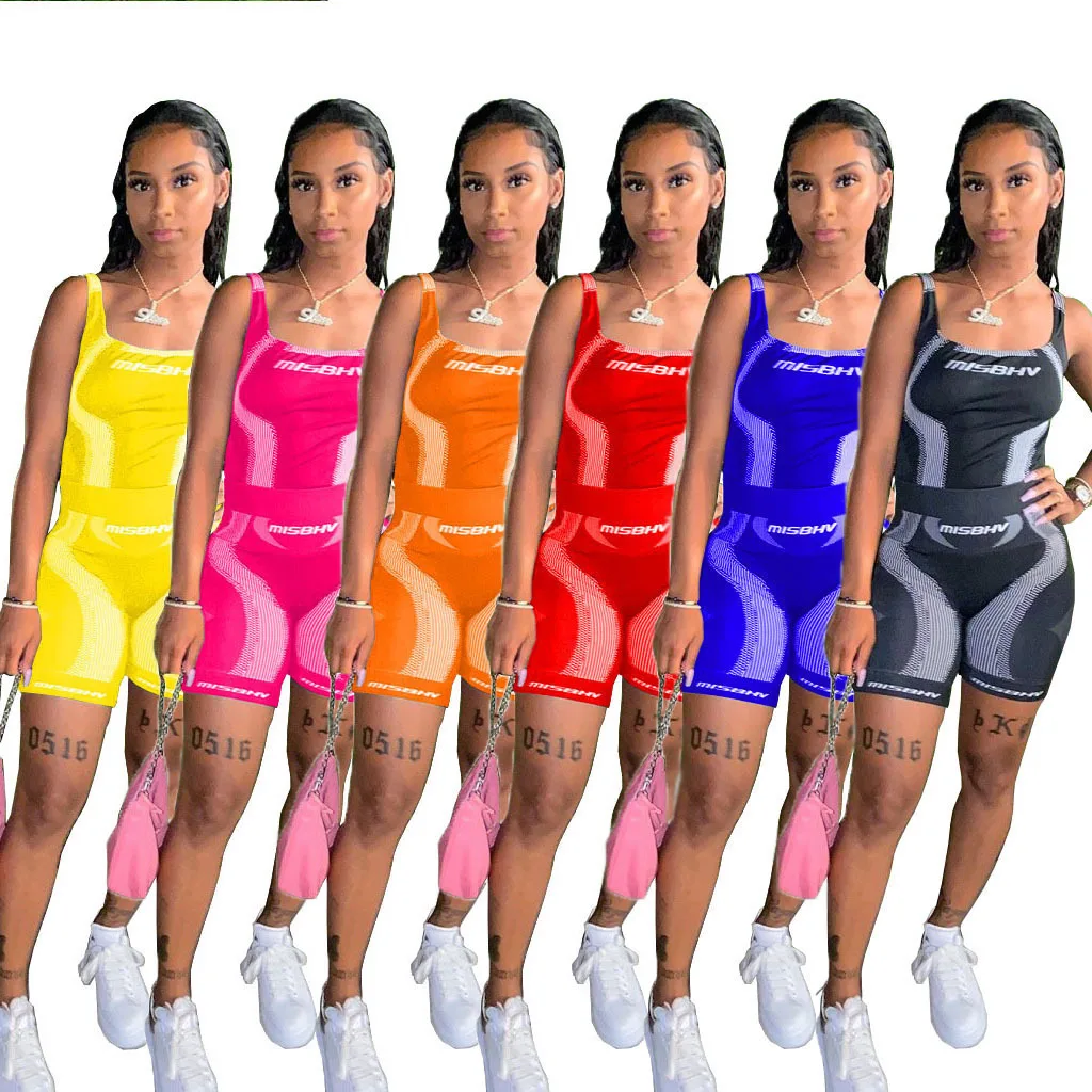 Crop Tank Top Short Sets 2021 New Arrivals Women Fashion Sexy Ribbed Set Letter Print 2Piece Sets, Yellow, orange, red, black, rose, blue
Crop Tank Top Short Sets 2021 New Arrivals Women Fashion Sexy Ribbed Set Letter Print 2Piece Sets, Yellow, orange, red, black, rose, blue
