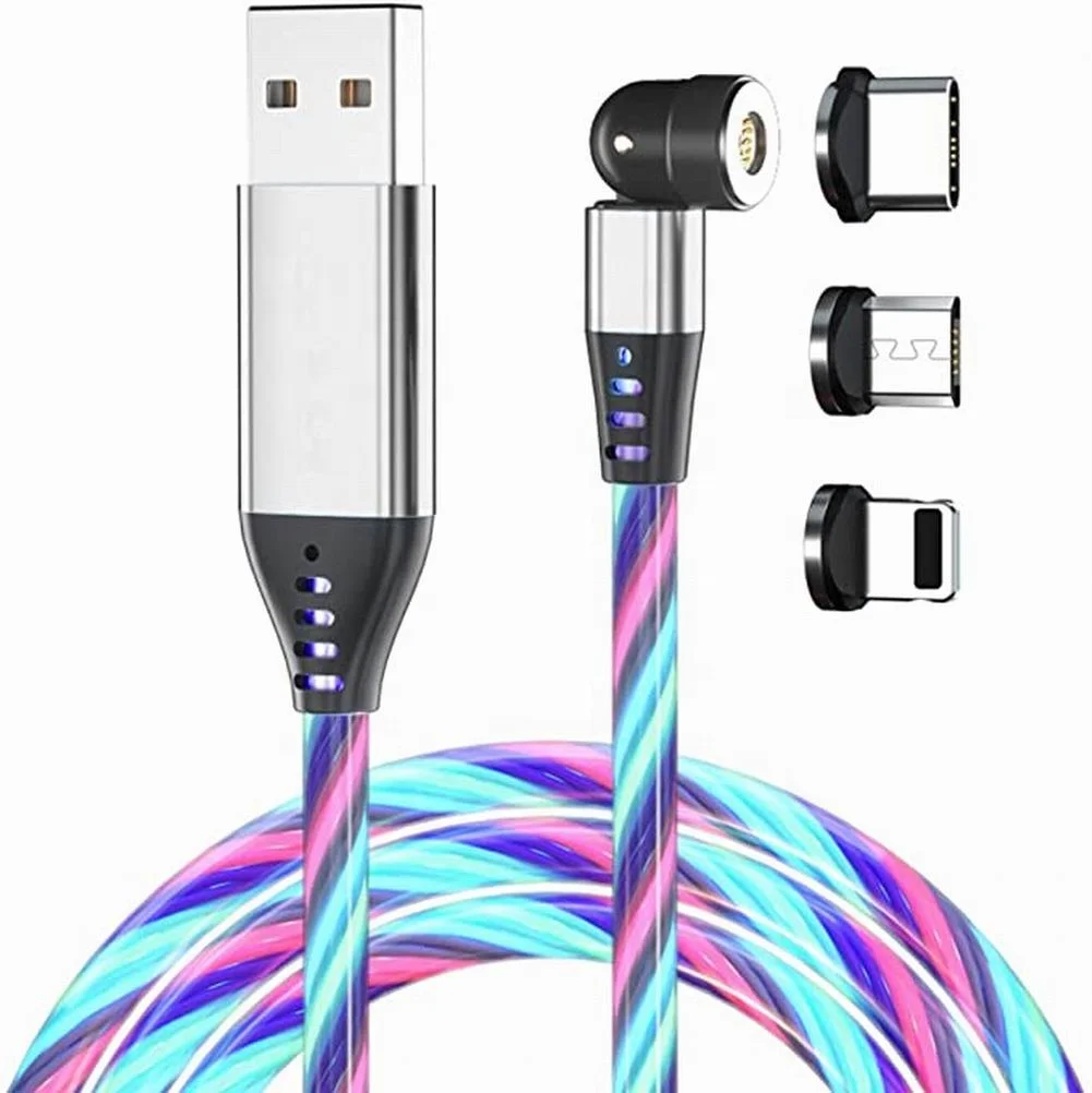 540 degree Visible 3 in 1 RGB Glowing Light-Up Luminous USB LED Magnetic 9V 2Amp or 5V 2Amp Charging Phone Cable Quick Connect
540 degree Visible 3 in 1 RGB Glowing Light-Up Luminous USB LED Magnetic 9V 2Amp or 5V 2Amp Charging Phone Cable Quick Connect