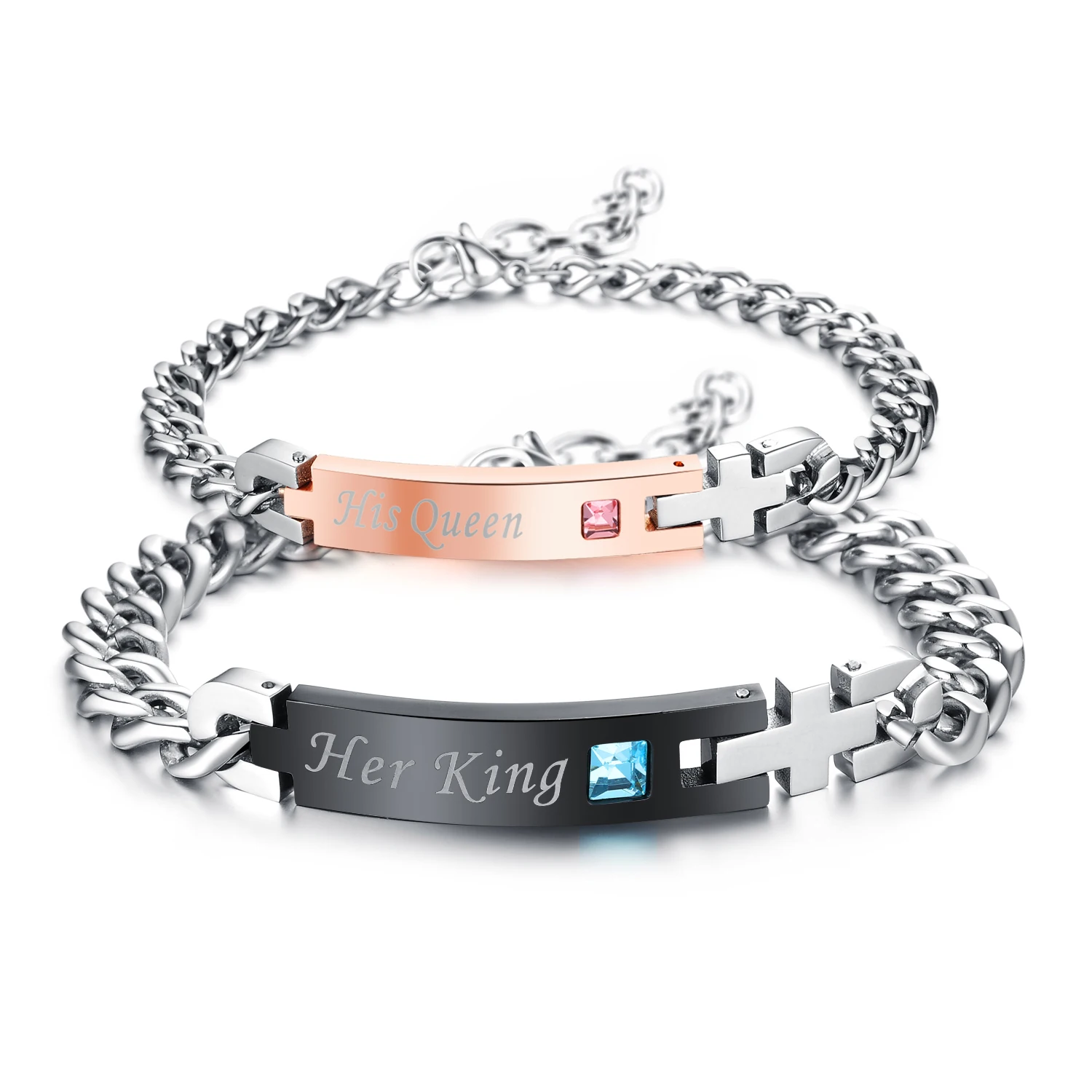 Unique His and Hers Bracelets Couple Bracelet Hot Sale Wrist Bracelet, Ailver/rose gold/gold
Unique His and Hers Bracelets Couple Bracelet Hot Sale Wrist Bracelet, Ailver/rose gold/gold