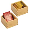Bamboo Kitchen Cabinet Drawer Organizer Tray Bin/ Eco-Friendly, Multipurpose,on Countertops, Shelves or in Pantry