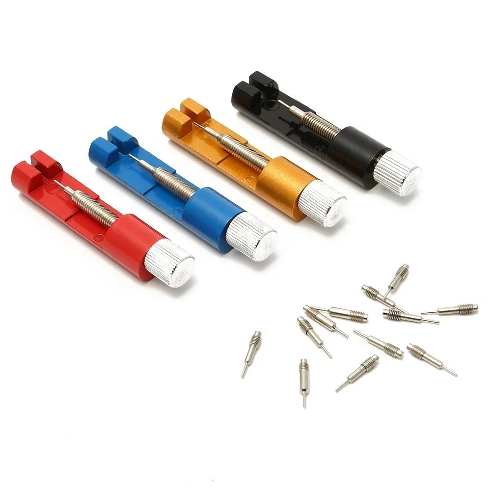 HANSUN WBT004 Watch Strap Removal Tool Stainless Steel Watch Link Replacement Tool with 3 Pins (for FREE), Black/red/yellow/blue
HANSUN WBT004 Watch Strap Removal Tool Stainless Steel Watch Link Replacement Tool with 3 Pins (for FREE), Black/red/yellow/blue
