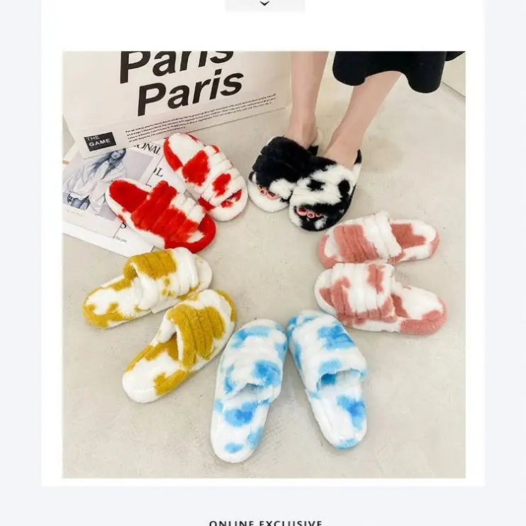 D11717 2021 autumn and winter new style fashion casual multicolor home fluff women's indoor flat slippers, Yellow, red, black, blue, pink
D11717 2021 autumn and winter new style fashion casual multicolor home fluff women's indoor flat slippers, Yellow, red, black, blue, pink