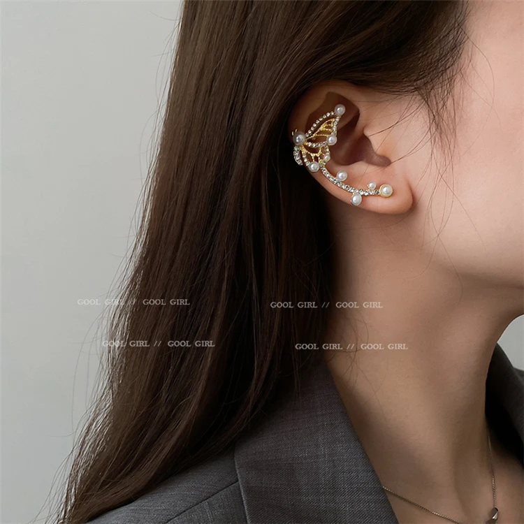 Aimgal Jewelry 925 silver needle pearl diamond butterfly earrings retro earrings women's creative ear clip Amazon hot sale
Aimgal Jewelry 925 silver needle pearl diamond butterfly earrings retro earrings women's creative ear clip Amazon hot sale