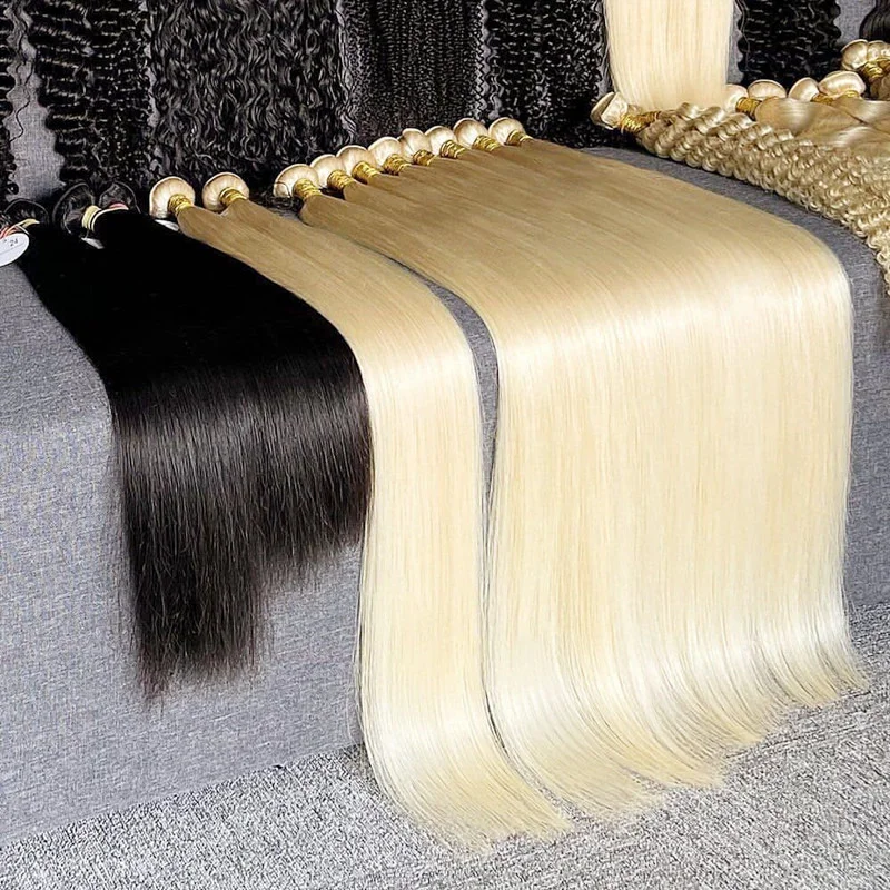 

wholesale raw virgin brazilian 613 color blonde virgin human luxefame hair bundle 10a grade with lace closure frontal human hair