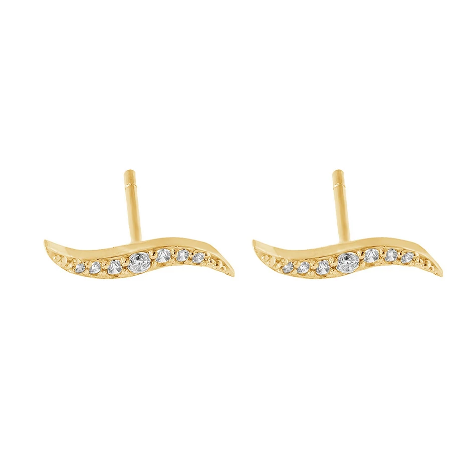 fashion design women earrings 925 sterling silver 18k gold plated swirl stud earrings
fashion design women earrings 925 sterling silver 18k gold plated swirl stud earrings