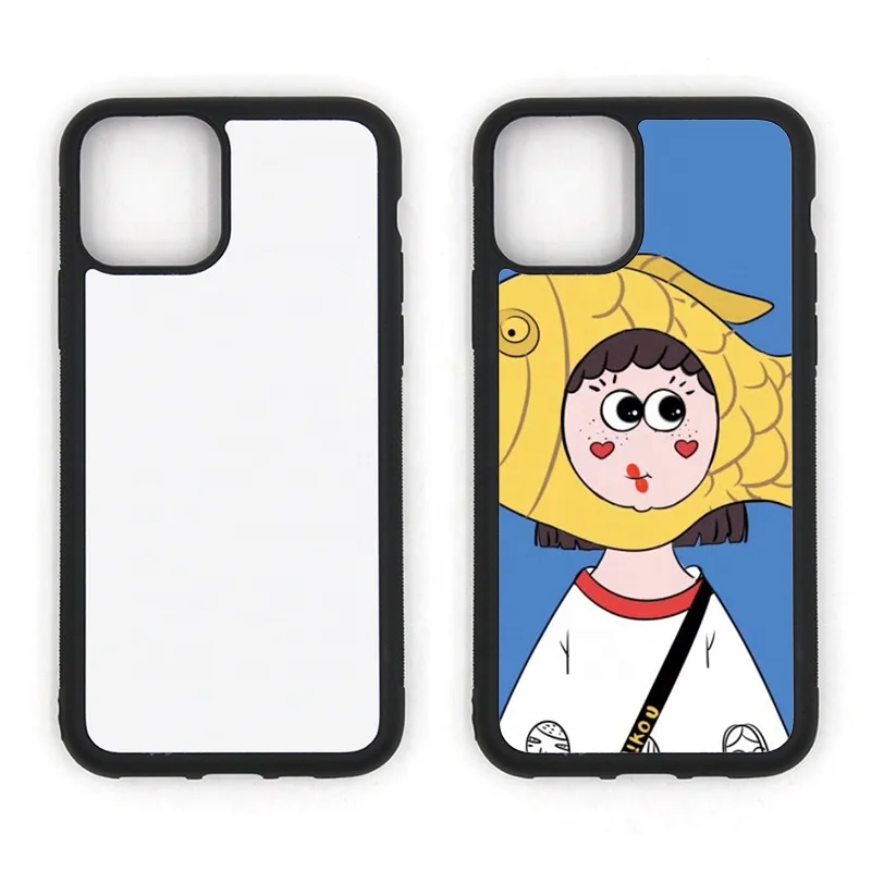 2D Sublimation DIY Soft Silicone TPU+PC Blank Phone Case for iPhone 11 Pro, White,black, clear
2D Sublimation DIY Soft Silicone TPU+PC Blank Phone Case for iPhone 11 Pro, White,black, clear