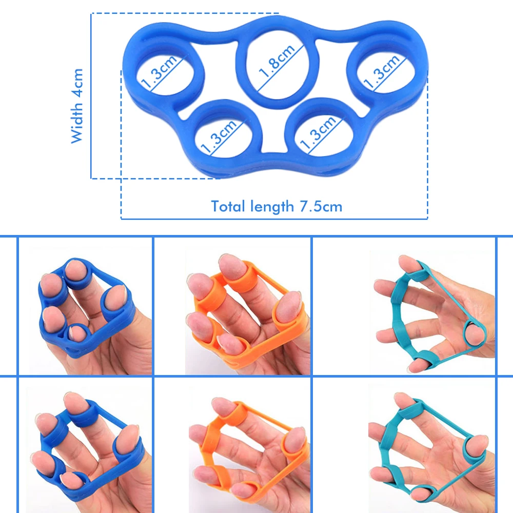2pcs/set Stretcher Silicone Grip Strengthener Finger Resistance Bands Hand Extensor Exercise Strength Trainer Set
2pcs/set Stretcher Silicone Grip Strengthener Finger Resistance Bands Hand Extensor Exercise Strength Trainer Set
