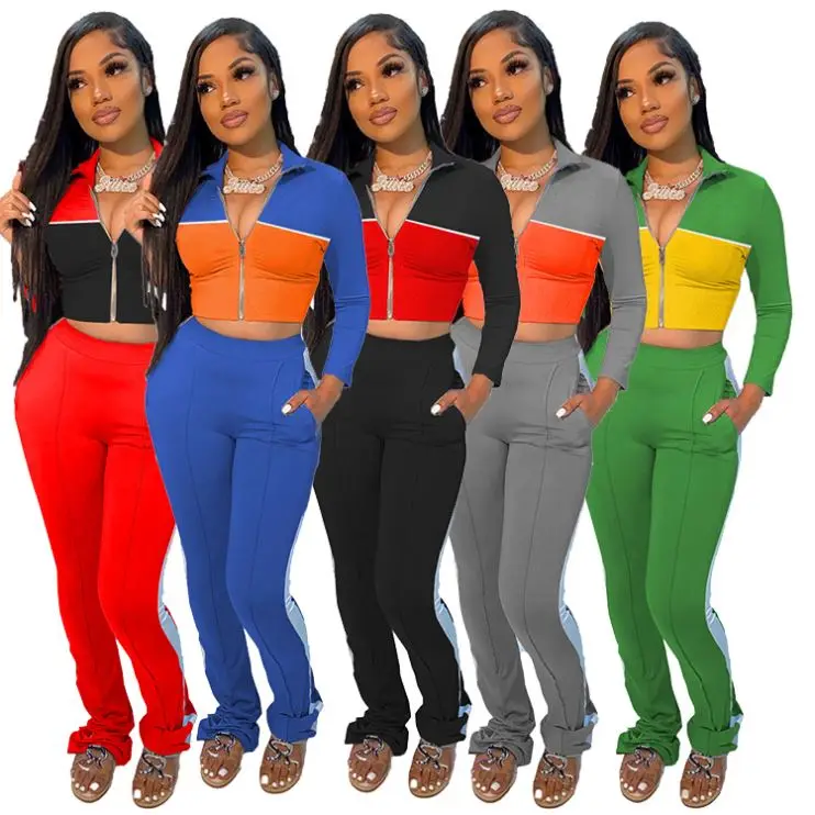 Autumn Clothing Female Wholesale Women Clothing Pants Two Piece Set Zipper Up Track Suit Woman Long Sleeve Sweat Suits Sets
Autumn Clothing Female Wholesale Women Clothing Pants Two Piece Set Zipper Up Track Suit Woman Long Sleeve Sweat Suits Sets