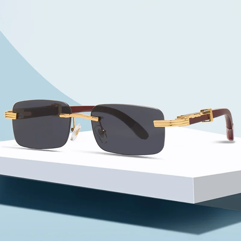 2022 New Frameless Brand Luxury Sunglasses for Men Square Frame Wood Acetate Spring Leg Sunglasses Male Female Glasses Wholesale
2022 New Frameless Brand Luxury Sunglasses for Men Square Frame Wood Acetate Spring Leg Sunglasses Male Female Glasses Wholesale