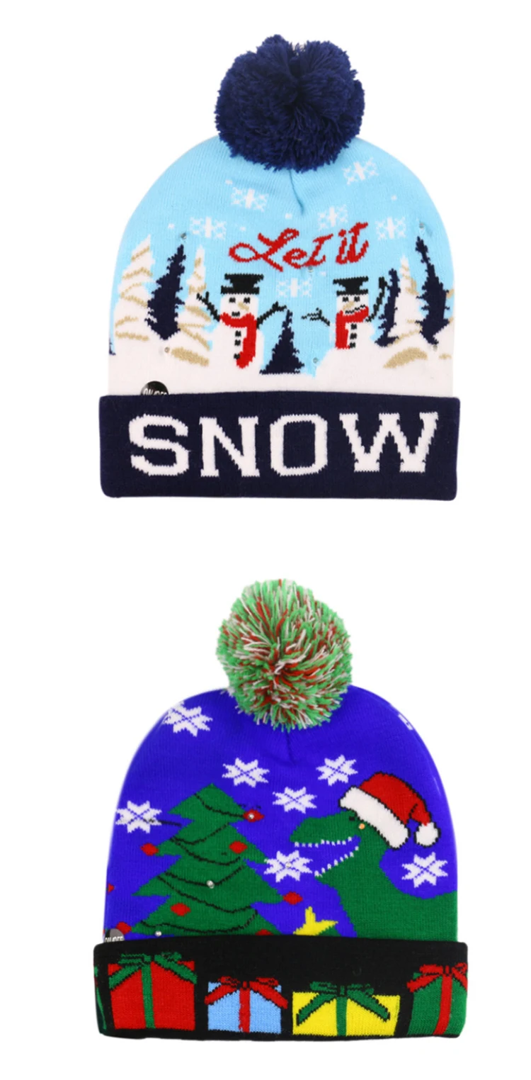 new winter kid christmas gift warm christmas hat for children
