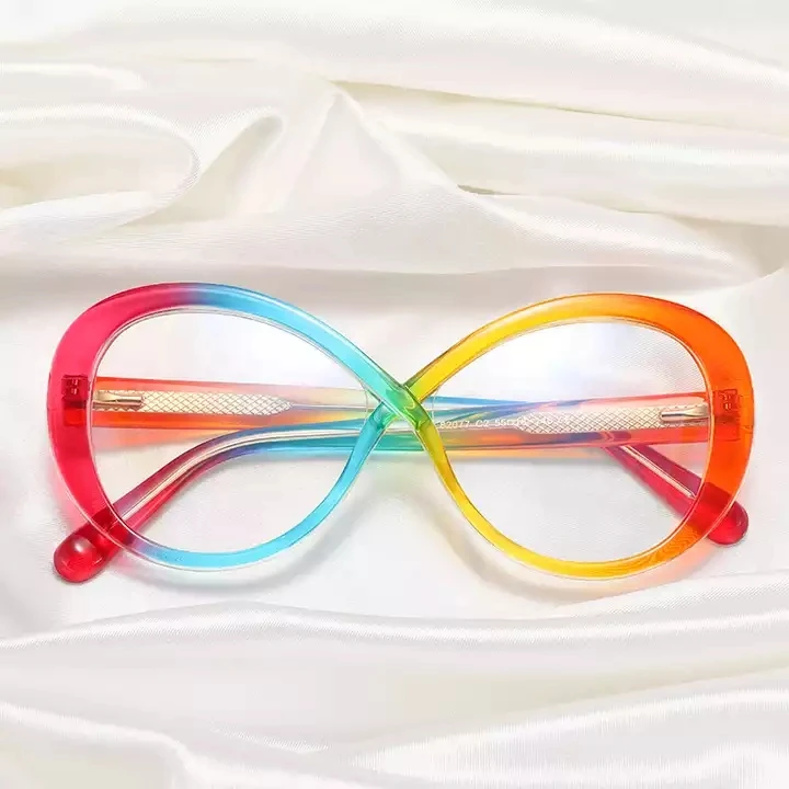 2023 Custom Rainbow Colorful Reading Glasses Optical Frames Anti Blue Light Eyewear Women Eyeglasses Frames
2023 Custom Rainbow Colorful Reading Glasses Optical Frames Anti Blue Light Eyewear Women Eyeglasses Frames