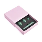 Gemstone Crystal Healing Stone Set Drilled Rose Quartz Jade yoni egg Vaginal Exercise