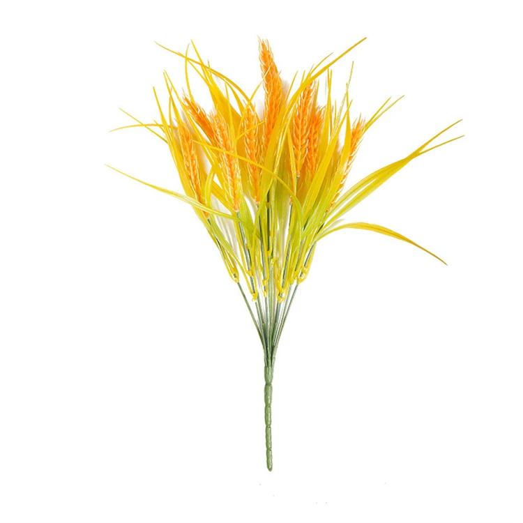 New yellow plastic artifical plant ear of wheat plants for home wedding decoration, 1 color
New yellow plastic artifical plant ear of wheat plants for home wedding decoration, 1 color