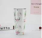 Stainless Steel Tumbler Vacuum Insulated Coffee Cup Double Wall Travel Mug with unique patten