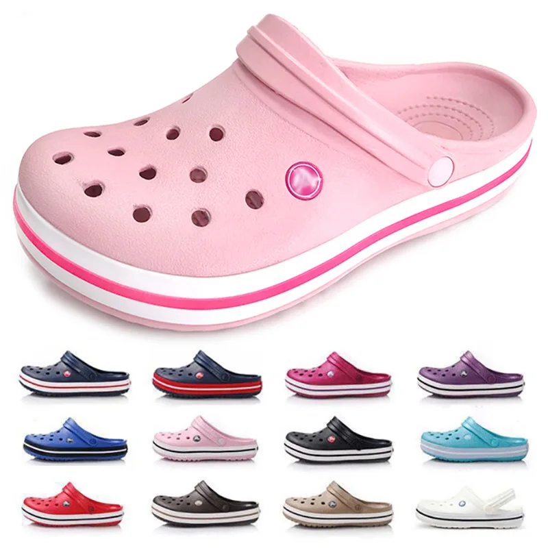 Hellosports Garden Shoes 2021 New Arrival Summer New Design Garden Shoes Quick Drying EVA Slipper Pink Croc Shoes Clogs
Hellosports Garden Shoes 2021 New Arrival Summer New Design Garden Shoes Quick Drying EVA Slipper Pink Croc Shoes Clogs