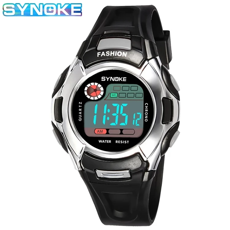 SYNOKE Children Watch Sport Kids Watches PU Strap Waterproof LED Display Digital Watch Kid Children Student Girl Boy Wristwatch
SYNOKE Children Watch Sport Kids Watches PU Strap Waterproof LED Display Digital Watch Kid Children Student Girl Boy Wristwatch