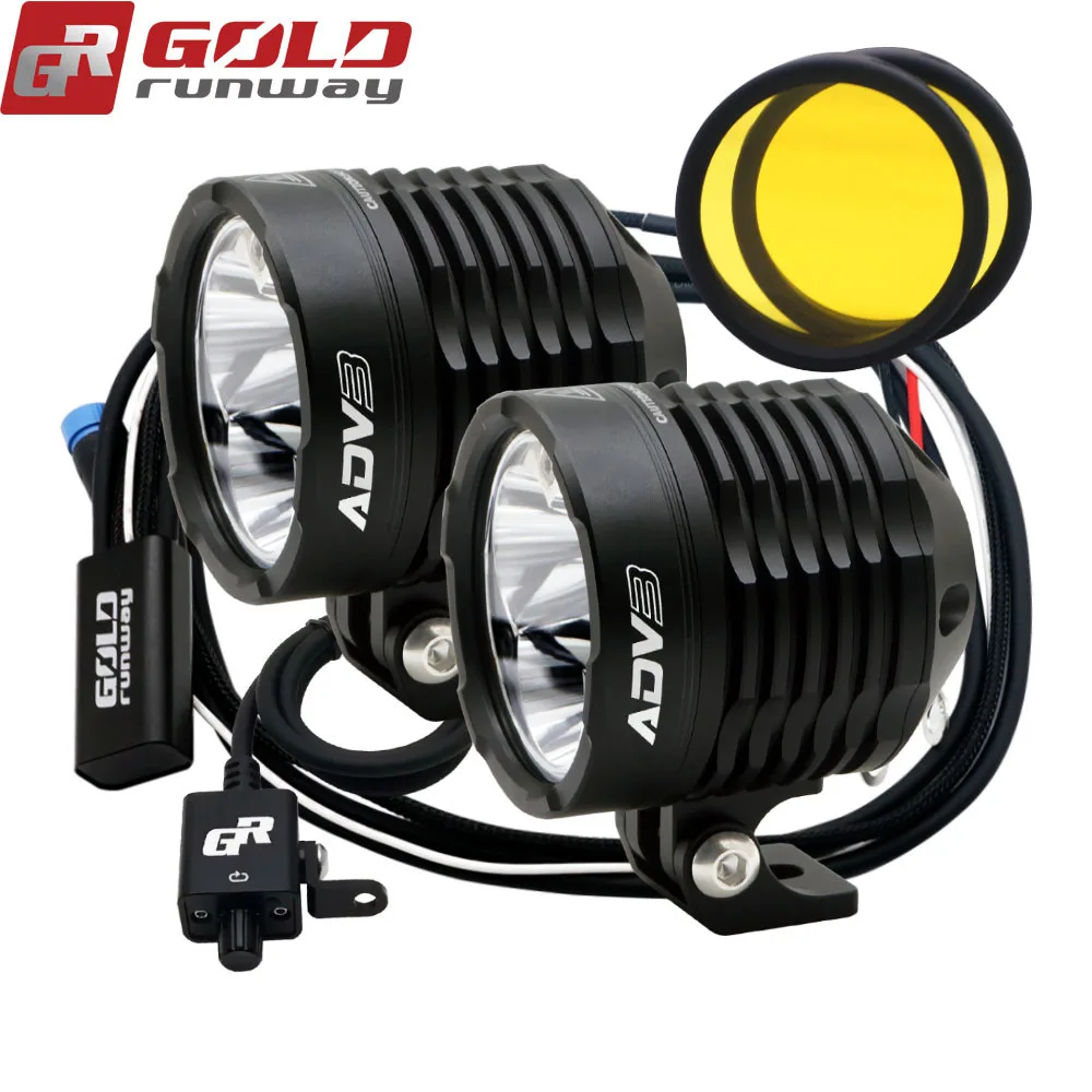 GOLDRUNWAY ADV3 GR Designs Round CopperDrive 30W 3000LM 2.5A LED headlights motorcycle
GOLDRUNWAY ADV3 GR Designs Round CopperDrive 30W 3000LM 2.5A LED headlights motorcycle