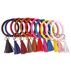 2019 Fashion New Monogrammed Leather Key Ring Bracelet Bangle Keychain