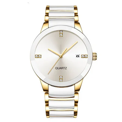 New arrival wristwatches steel and ceramic band watch custom logo men watch waterproof business quartz watches, 6 colors
New arrival wristwatches steel and ceramic band watch custom logo men watch waterproof business quartz watches, 6 colors