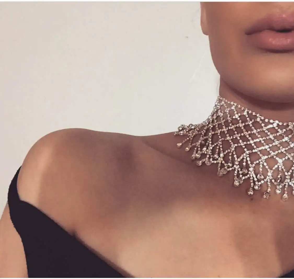 High Fashion Multilayer Gold Plated Choker Necklace Crystal Necklace Sets For Parties Jewelry Necklace, As picture
High Fashion Multilayer Gold Plated Choker Necklace Crystal Necklace Sets For Parties Jewelry Necklace, As picture