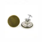 New Arrive Bronze Fashion Handmade Metal Button For Jeans
