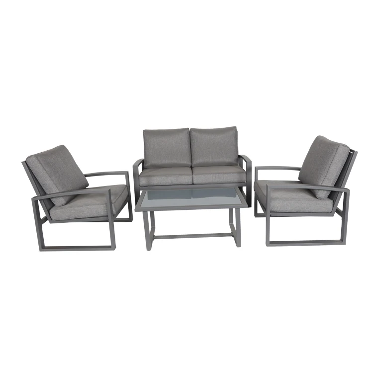 product bistro luxury outdoor american style conversation set patio furniture aluminium outdoor furniture-3
