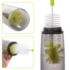 Thermal Stainless Steel Glass Travel Long Cup Milk Bamboo Water Feeding Plastic Cleaning Baby Bottle Brush