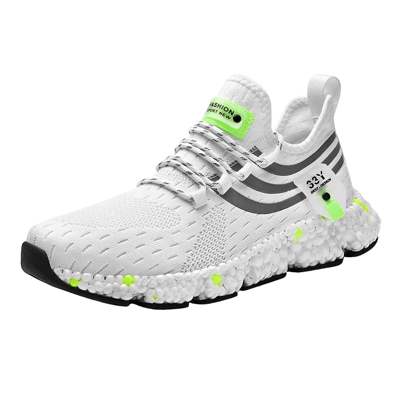 2021 New Men's Casual shoes black technology innovation live grain running shoes ultra-light all-match sports men's shoes, White black
2021 New Men's Casual shoes black technology innovation live grain running shoes ultra-light all-match sports men's shoes, White black