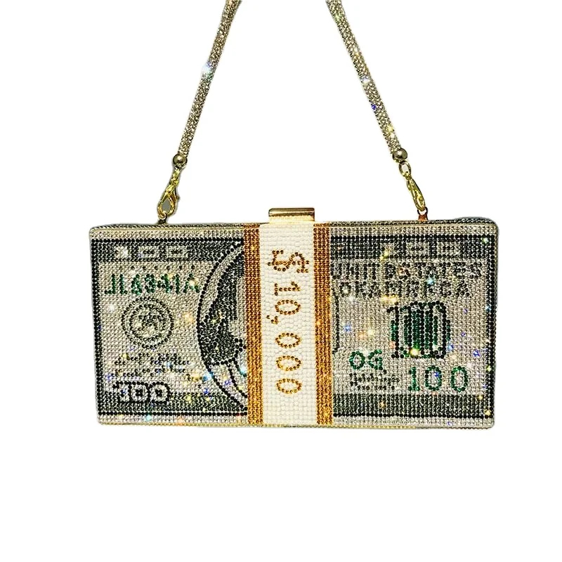 Hot Selling Women Chain Bag 2021 Money Purse Clutch Evening Bag Ladies Diamond Evening Bags Girls Luxury Dollar Handbags, Optional
Hot Selling Women Chain Bag 2021 Money Purse Clutch Evening Bag Ladies Diamond Evening Bags Girls Luxury Dollar Handbags, Optional