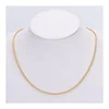 Favourite Jewellery Indian 18K Rope Chain Gold Plating Necklace Jewelry